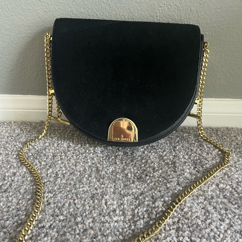 Ted Baker Suede moon bag